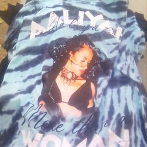 aaliyah more than a woman t shirt tie dye